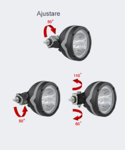 Proiector de lucru rotund LOR4 tip lateral - ajustari